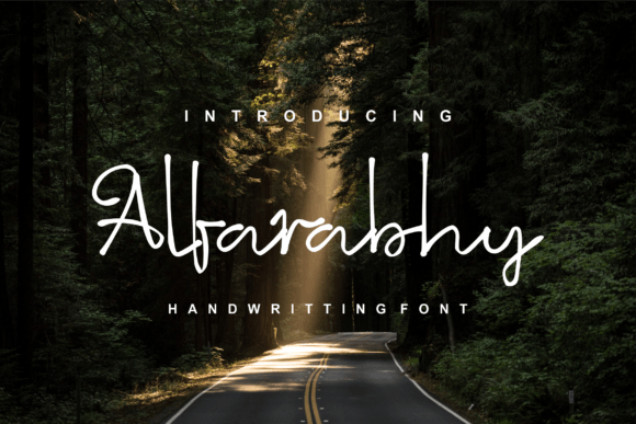Alfarabhy: A Handwritten Typeface for Editorial Elegance