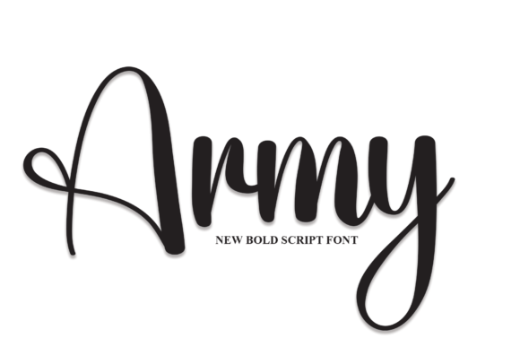 Army Font for Campaign Creatives