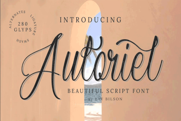 Auloriel: A Bold Script Font for Brand Campaigns