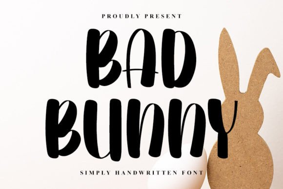 Bad Bunny: A Handwritten Font for Modern Web Design