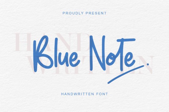 Blue Note: The Handwritten Font That Elevates Campaign Design