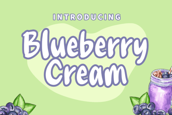 Blueberry Cream: A Script Font for Brand Elegance