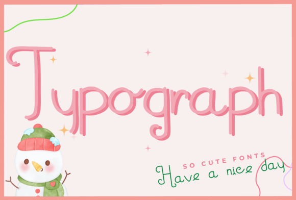 Bring Your Creations to Life with the Typograph Font
