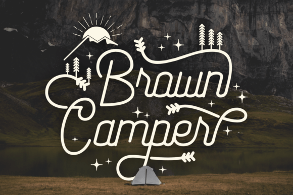 Brown Camper: A Handwritten Font for Editorial Elegance