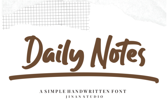 Daily Notes Font for Engaging Brand Content