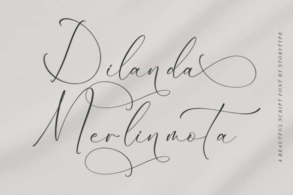 Dilanda Merlinmota – A Luxurious Script Font for Modern Branding