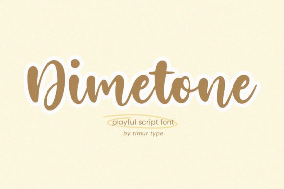 Dimetone: A Handwritten Script Font for Digital Creativity