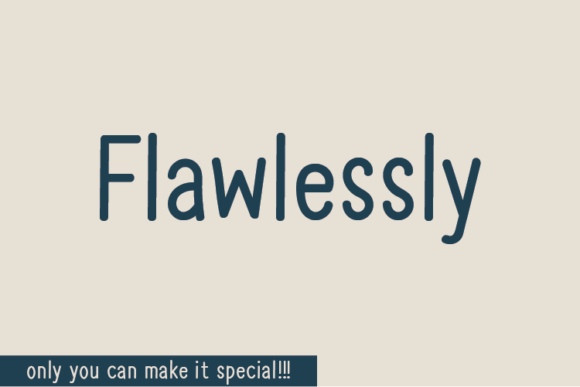 Flawlessly Font for Modern Web Design