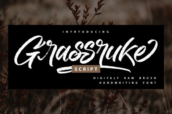 Grassruke: A Script Font for Modern Branding