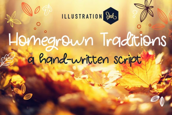 Homegrown Traditions Font for Business Branding