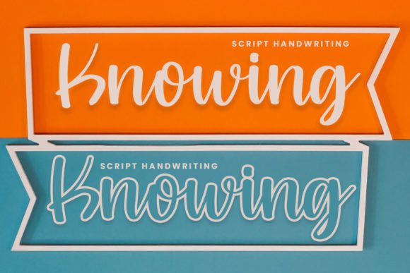 Knowing: A Script Font for Modern Branding