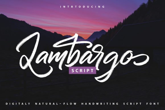 Lambargo: A Timeless Handwritten Font for Creative Projects