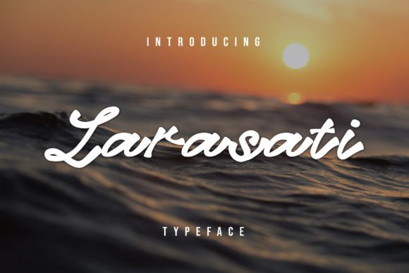 Larasati: A Stylish Handwritten Script Font for Creative Projects