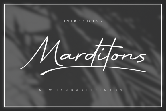 Marditons Script Font Review