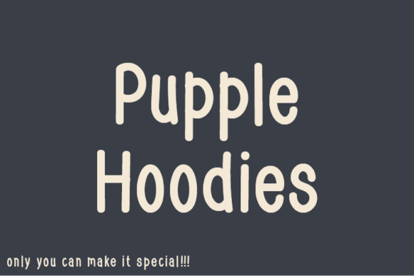 Pupple Hoodies Font Review for Editorial Design