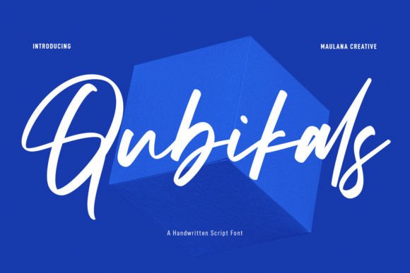 Qubikals: A Timeless Script Font for Small Business Branding