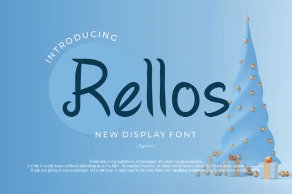 Rellos: A Handwritten Font That Elevates Branding