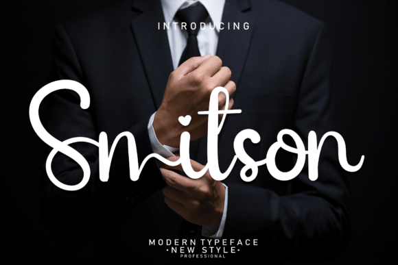 Smitson: A Sweet Script Font for Branding Projects