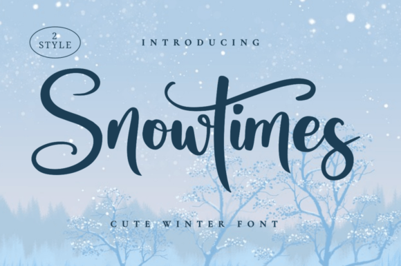 Snowtimes Script Font Review for Design Projects