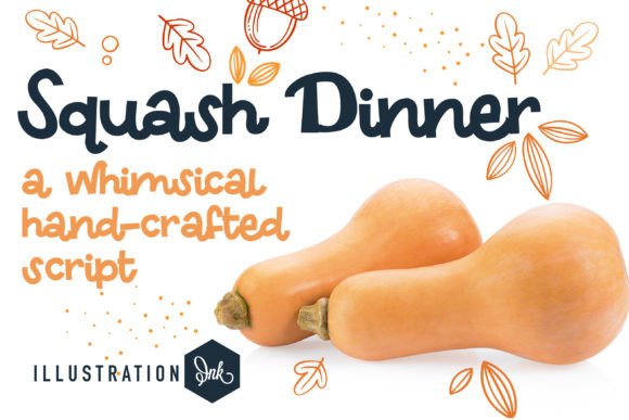 Squash Dinner Font for Modern Web Design