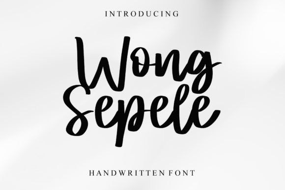 Wong Sepele: A Font That Elevates Brand Identity